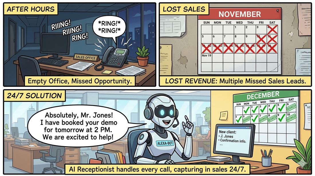 AI operator comic